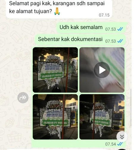 Pengiriman Papan Bunga Selamat Tegalsari Karanggede