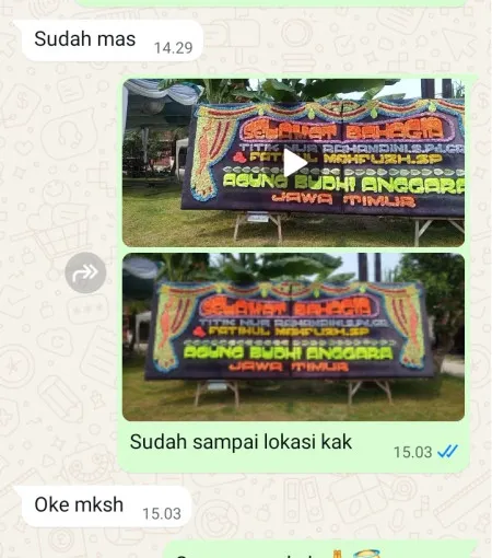 Pengiriman Papan Bunga Tegalsari Karanggede