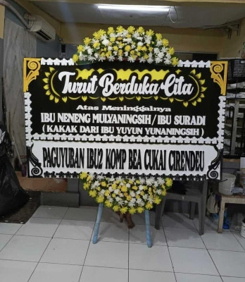 Papan Bunga di Tegalsari Karanggede